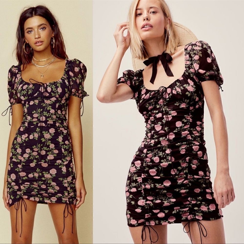 For Love & Lemons Biscotti Mini Dress
